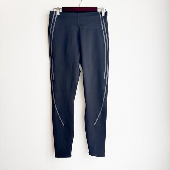 Fabletics Black Define reflective stripe leggings L - Picture 2 of 5